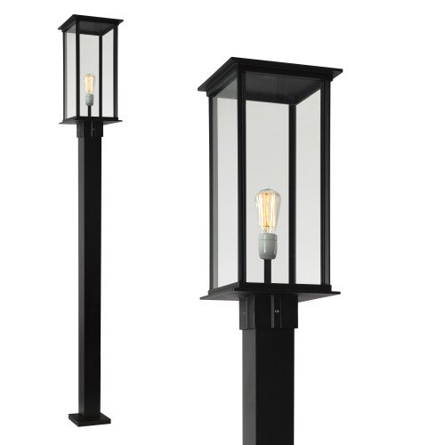 Exclusieve tuinlamp Capital lantaarn 1-lichts zwart 