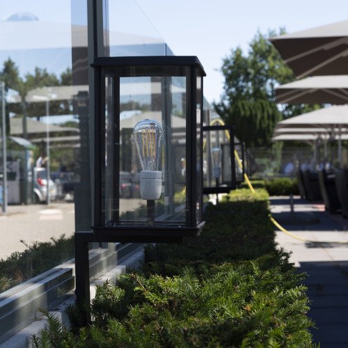 Vierkante buitenlamp Capital staand XL