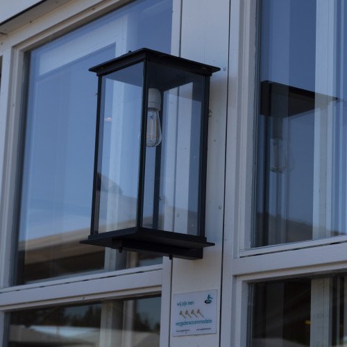 Exclusieve buitenlamp Capital XXL zwart 