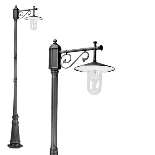 Louvre lantaarn 1-lichts (7229) - KS Verlichting - Buitenverlichting Rond