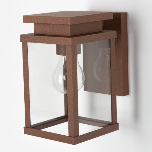 Buitenlamp Jersey corten roestkleurige wandlamp voor buiten, strak moderne buitenverlichting