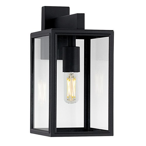 buitenlamp Soho met dag en nacht sensor twilight sensor - buitenverlichting - RVS mat zwart