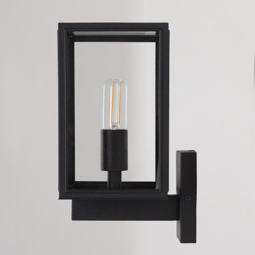 buitenlamp Soho met dag en nacht sensor twilight sensor - buitenverlichting - RVS mat zwart