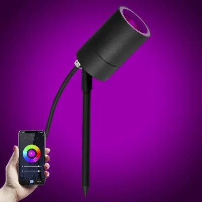 Tuinspot Marseille | IP65 waterdicht | Zwart | GU10 fitting | Prikspot