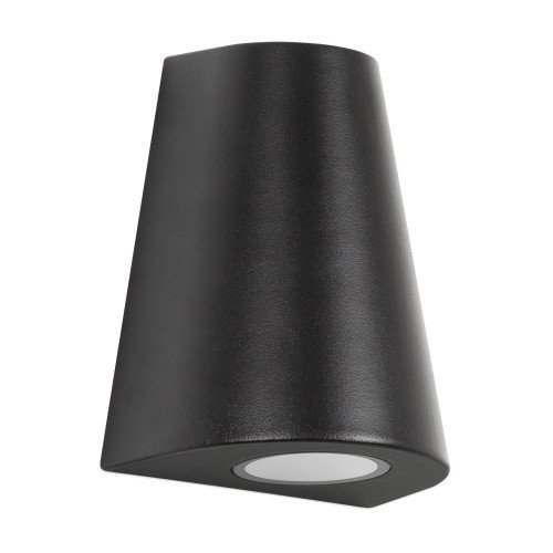 Wandspot Cone zwarte downlighter conisch vormgegeven stijlvolle buitenverlichting moderne wandverlichting zeer geschikt als gevelverlichting gevelspot van merk KS Verlichting