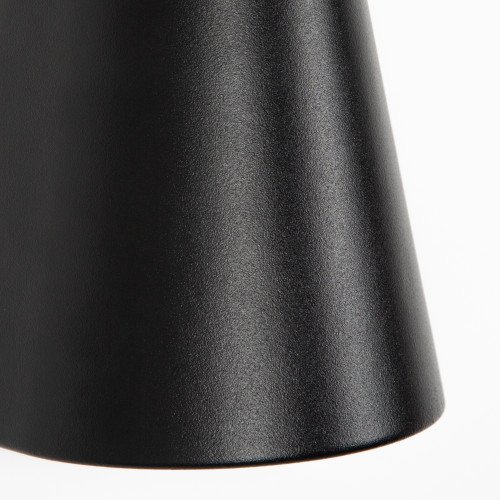 Wandspot Cone, zwarte downlighter, conisch vormgegeven, stijlvolle buitenverlichting, moderne wandverlichting, zeer geschikt als gevelverlichting, gevelspot, merk KS Verlichting