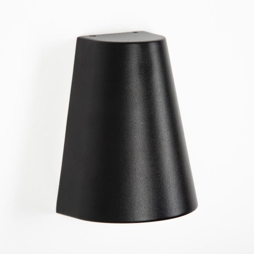 Wandspot Cone zwarte downlighter conisch vormgegeven stijlvolle buitenverlichting moderne wandverlichting zeer geschikt als gevelverlichting gevelspot van merk KS Verlichting