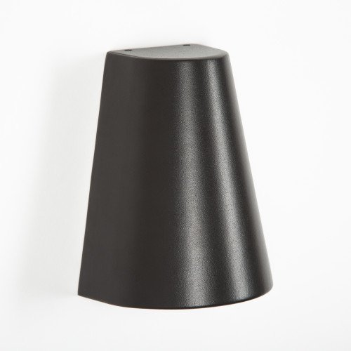 Buitenlamp Cone Downlighter Antraciet, modern vormgegeven wandspot voor buiten, geeft sfeer en is functioneel, conische buitenlamp vlak aan de wand