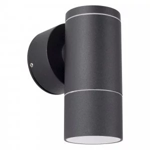 Downlighter buitenlamp Ray zwart aluminium modern gu10