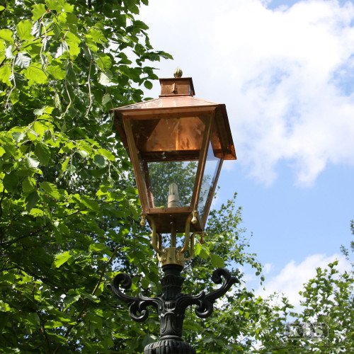 Lantaarn Holland XL - Buitenlamp vierkant roodkoper (5911-1449)