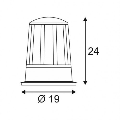 Cone Antraciet 1xe27