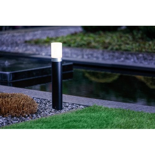 Barite 40 tuinlamp van Prolight op 12 volt modern design en zwarte kleur