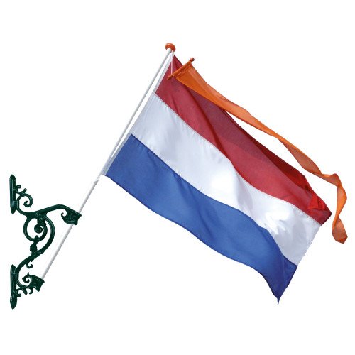 Vlaggenstokhouder Groot brons (5826) - KS Verlichting - Vlaggenstokhouders - Handgemaakte geveldecoratie