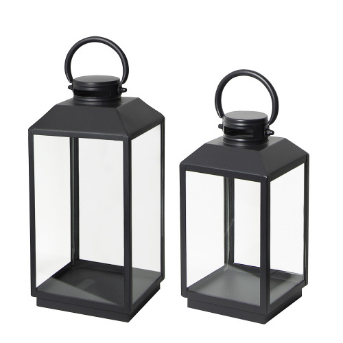 Industriële windlichten Newport S+M zwart