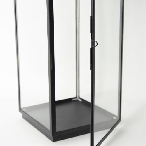 Industriële windlichten Newport S zwart