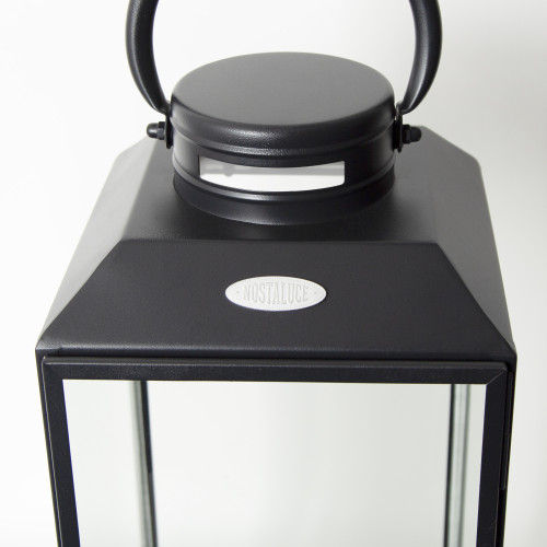 Industriële windlichten Newport S zwart