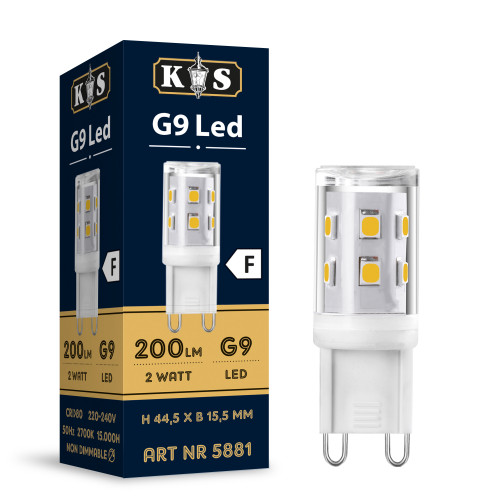 KS G9 LED 2W (5879) - KS Verlichting - Lichtbronnen
