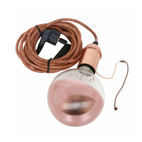 Byron hanglamp antiek kopper