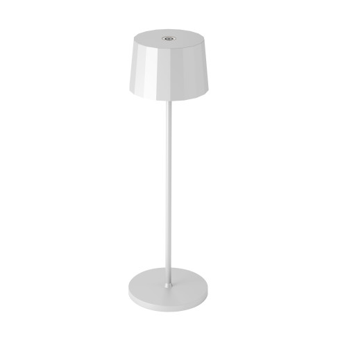 Tafellamp Lido Touch wit met USB
