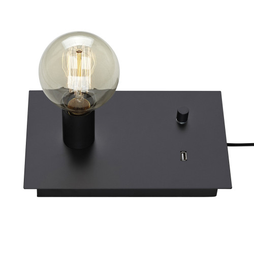 Tafellamp/Wandlamp Load met USB oplaadstation