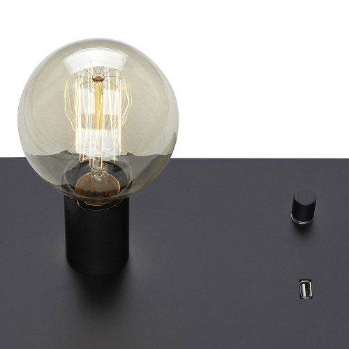 Tafellamp/Wandlamp Load met USB oplaadstation