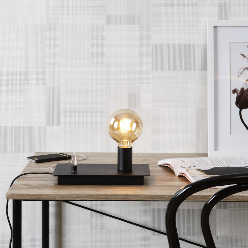 Tafellamp/Wandlamp Load met USB oplaadstation