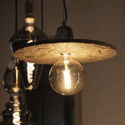 Paper hanglamp beton