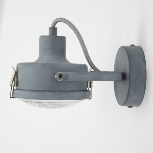 wandlampen industrieel - opbouwspot Satellite 1 grijs of zwart - industriele lamp - spots - Nostalux