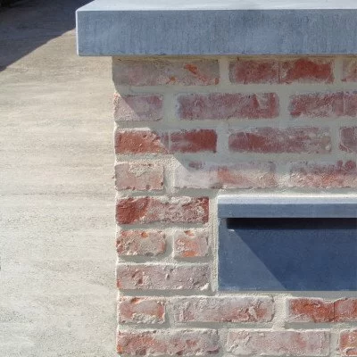 account Loodgieter opladen Hardstenen inbouw brievenbus | Nostalux.nl