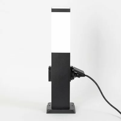 sensor periscoop noedels Tuinlamp met Fiss zwart Stopcontact KS buitenlamp Fiss zwart | Nostalux.nl