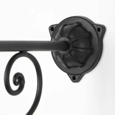 Stoere gietijzeren Stallamp Ardennes buitenlamp Zwart & | Nostalux.nl