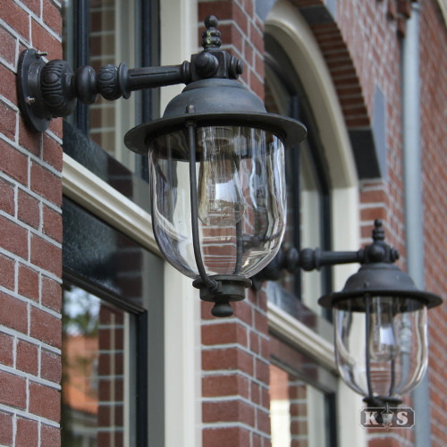 Bronzen buitenlamp