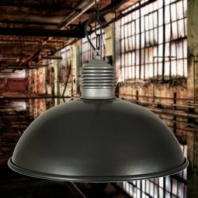 Complex angst Kip Hanglamp Industrieel II Antraciet | Nostalux Industrie