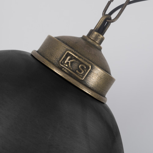 Hanglamp Loft II brons & antraciet