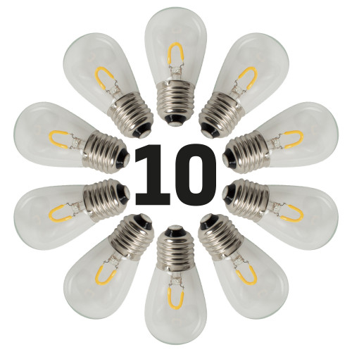 LED Feestverlichting 10 x 1 Watt - 10 helder