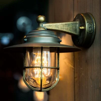 Kijkgat marge op tijd KS Buitenverlichting hanglamp - Buitenlamp Labenne Brons Koper | Nostalux.nl