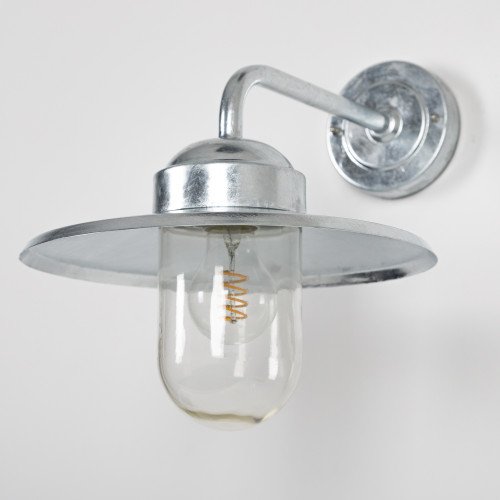 Buitenverlichting - Gusto Retro gegalvaniseerde wandlamp - Buitenlamp KS Verlichting