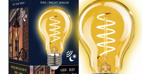 e27 led lamp met ingebouwde dag nacht schemer sensor nostalux nl