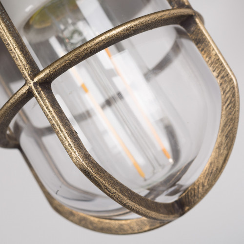 Verandalamp Labenne (1180) - Kettinglamp Brons - KS-verlichting - Buitenlamp aan ketting