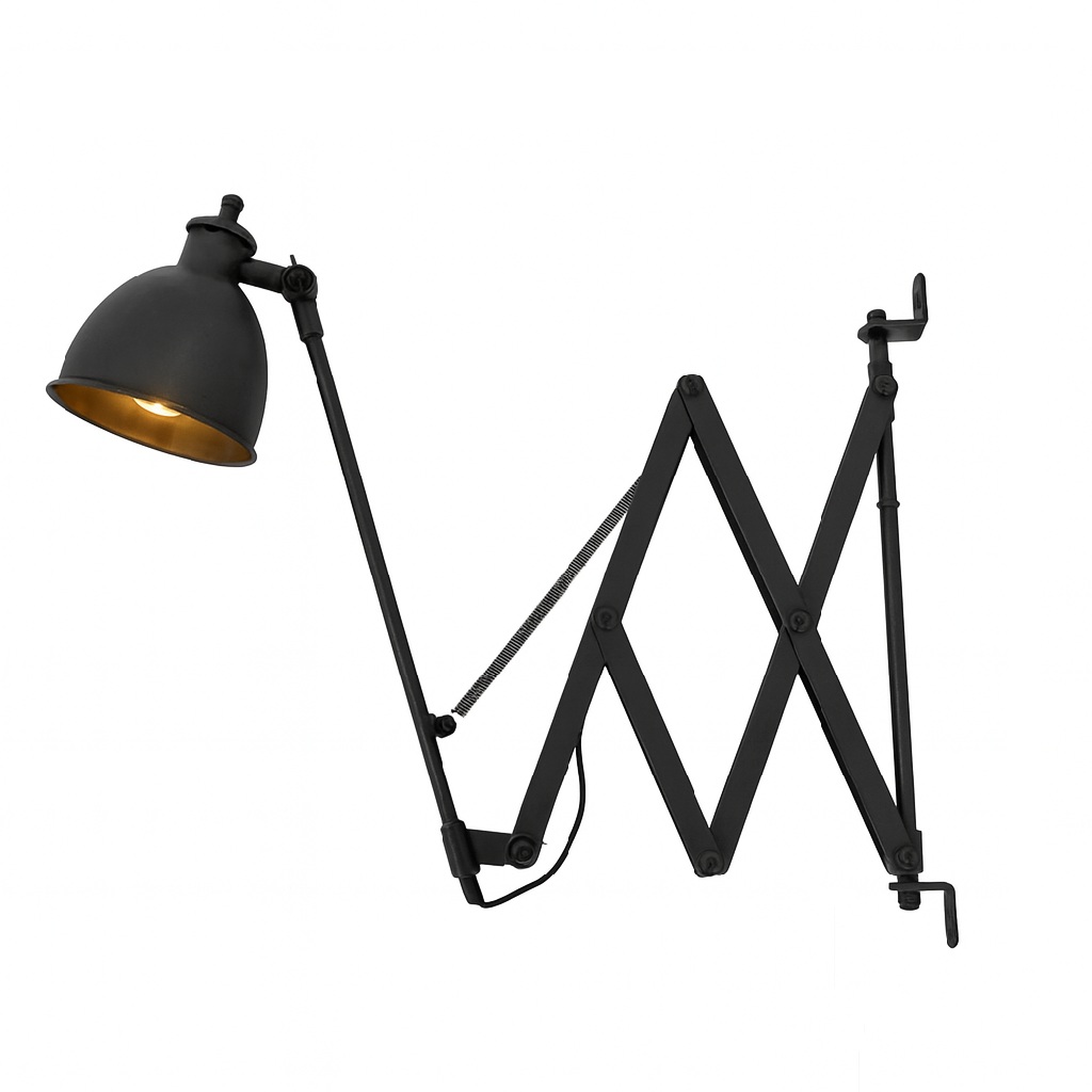 Muurlamp Ripley Antiek Zwart