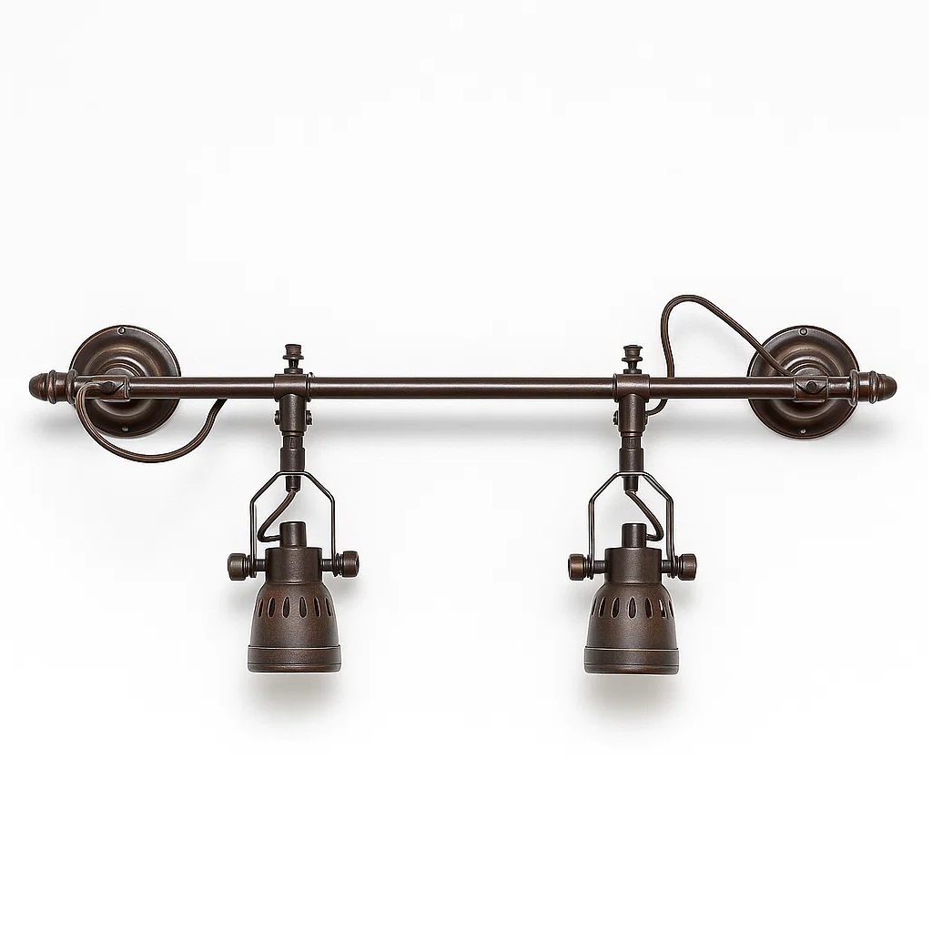 KS Verlichting Muurspot Somerset Antiek Donker Koper