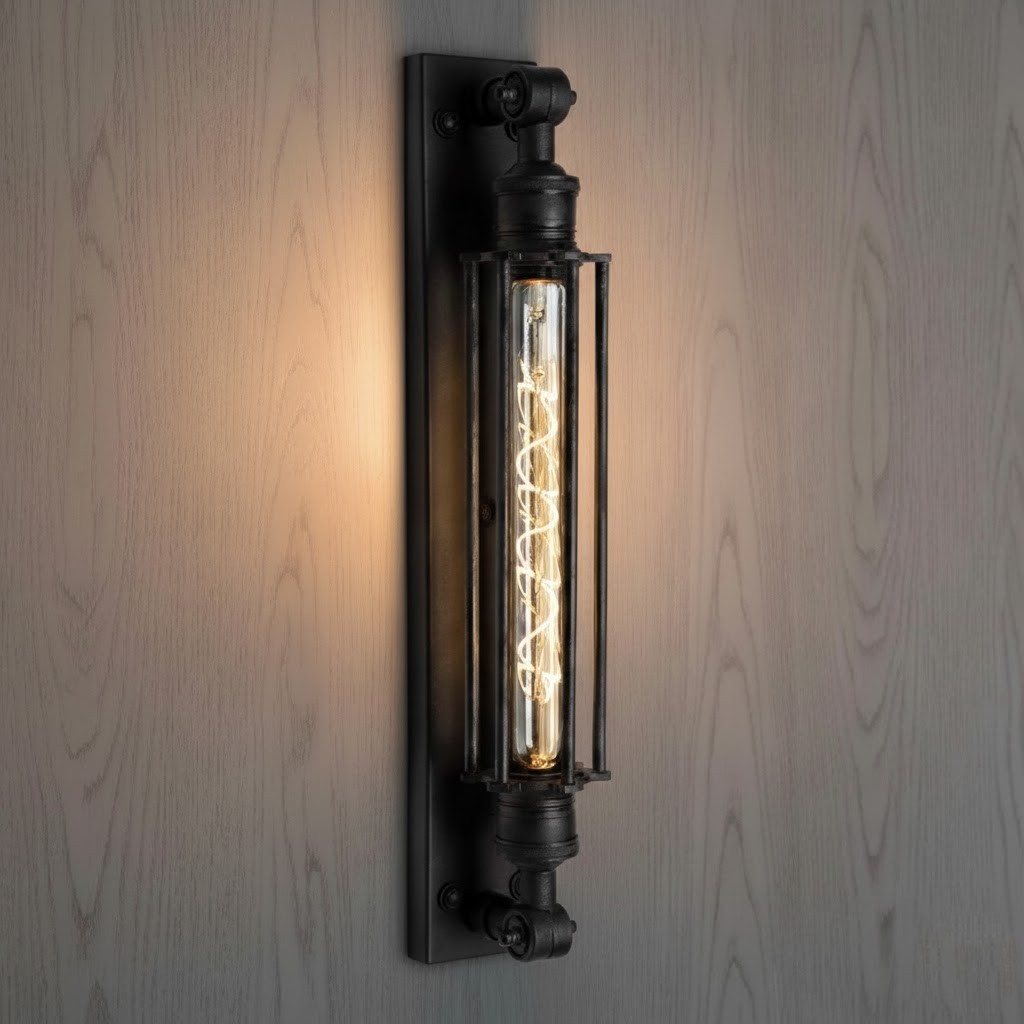 Wandlamp Astor Antiek Zwart
