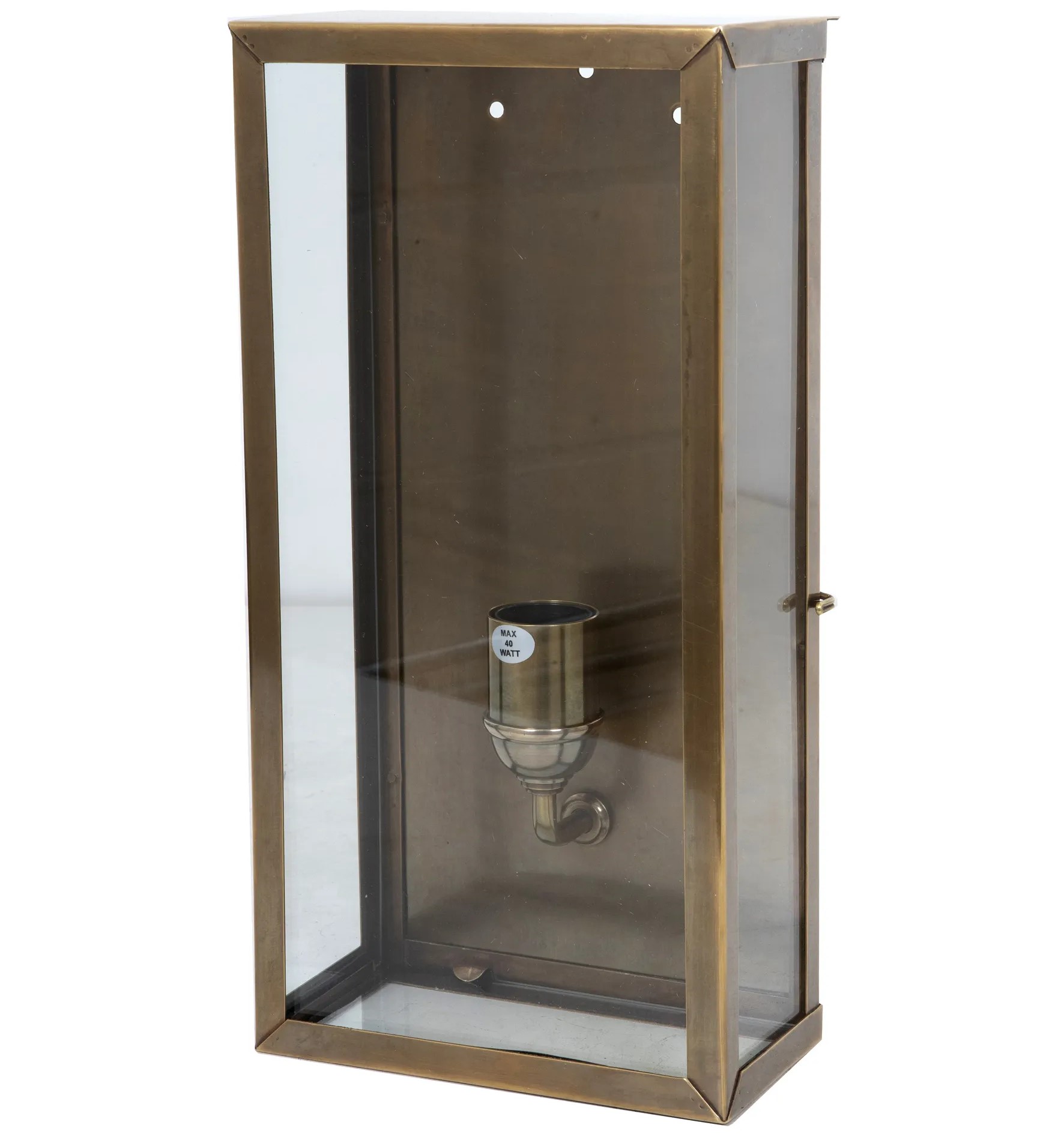 Wandlamp Biarritz Antiek Messing