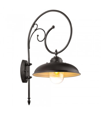 Muurlamp Bayonne Antiek Zwart