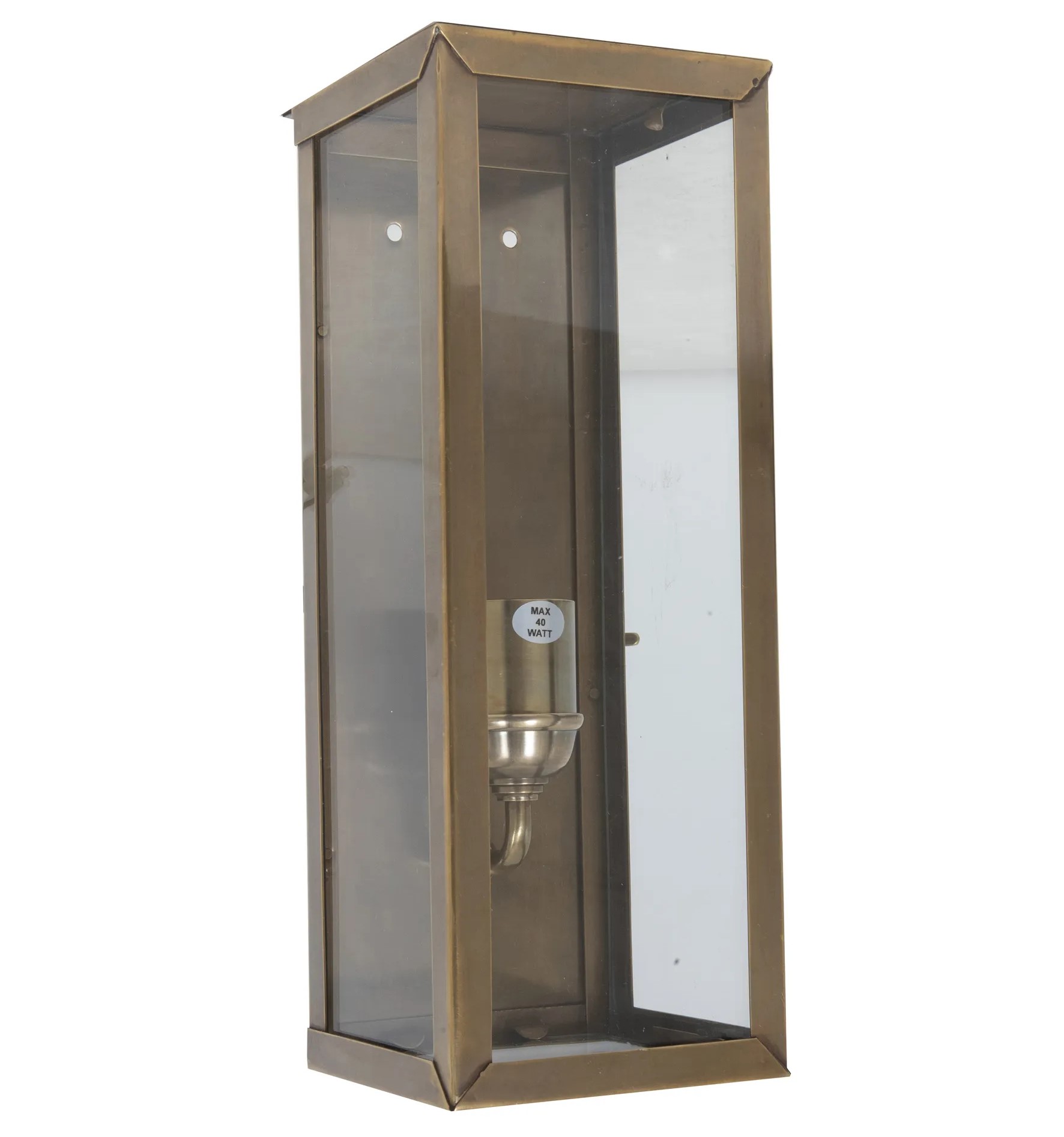 Muurlamp Belfort Antiek Messing
