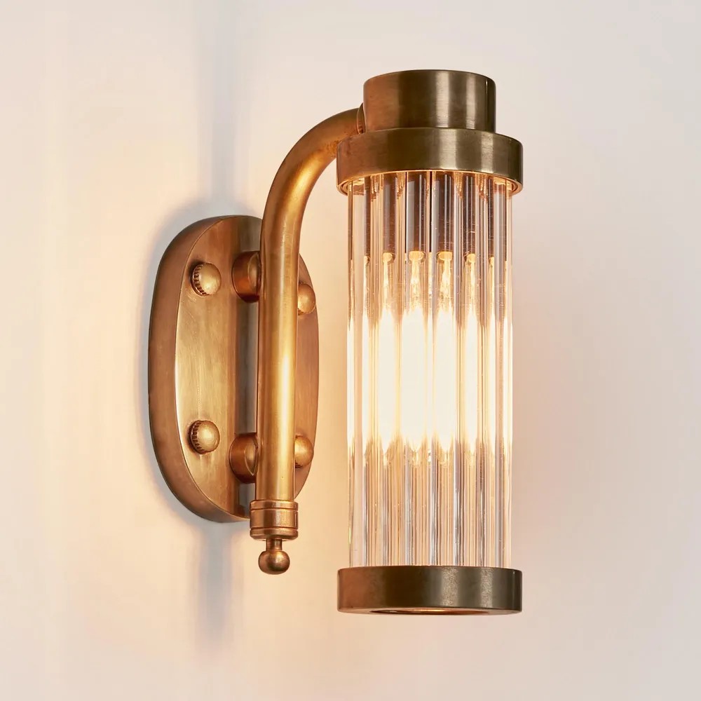 Muurlamp Milo Antiek Messing