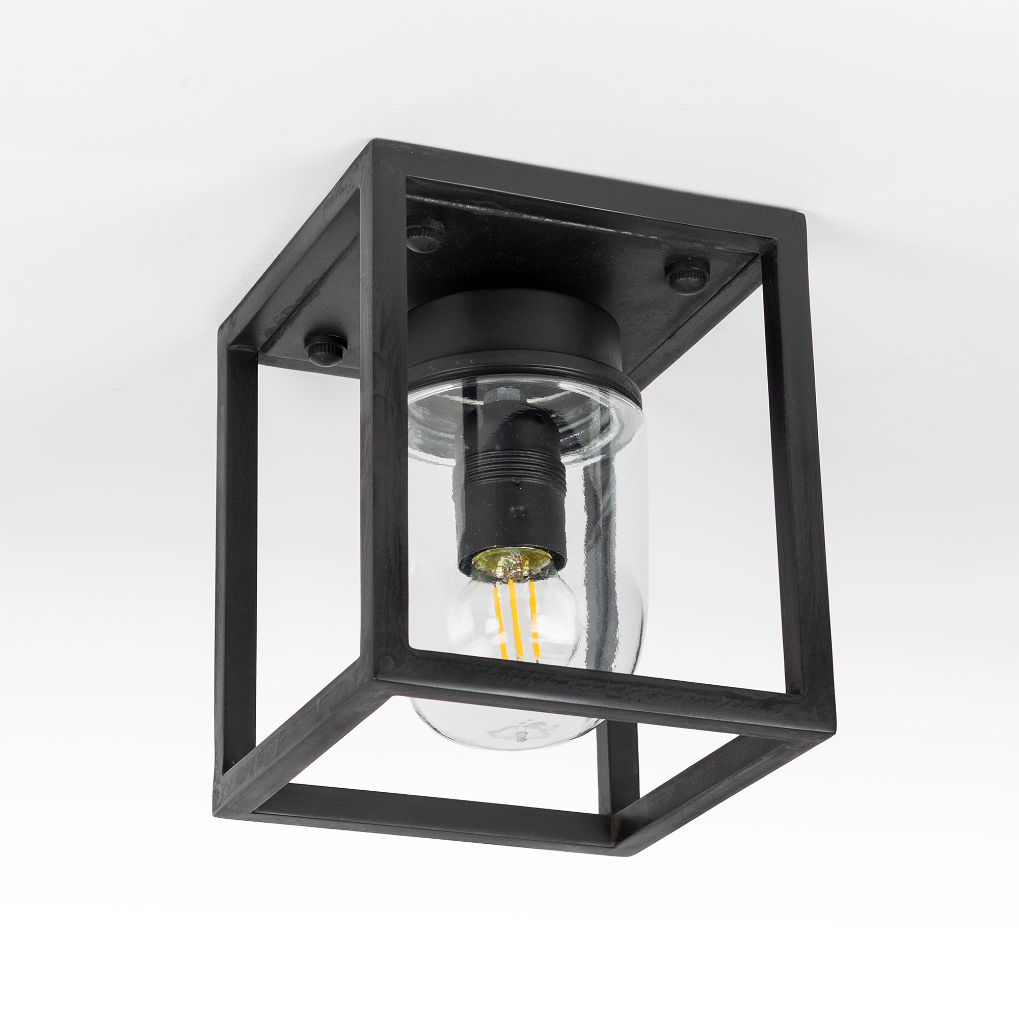 Buitenlamp Ferryhill Plafondlamp Antiek Zwart