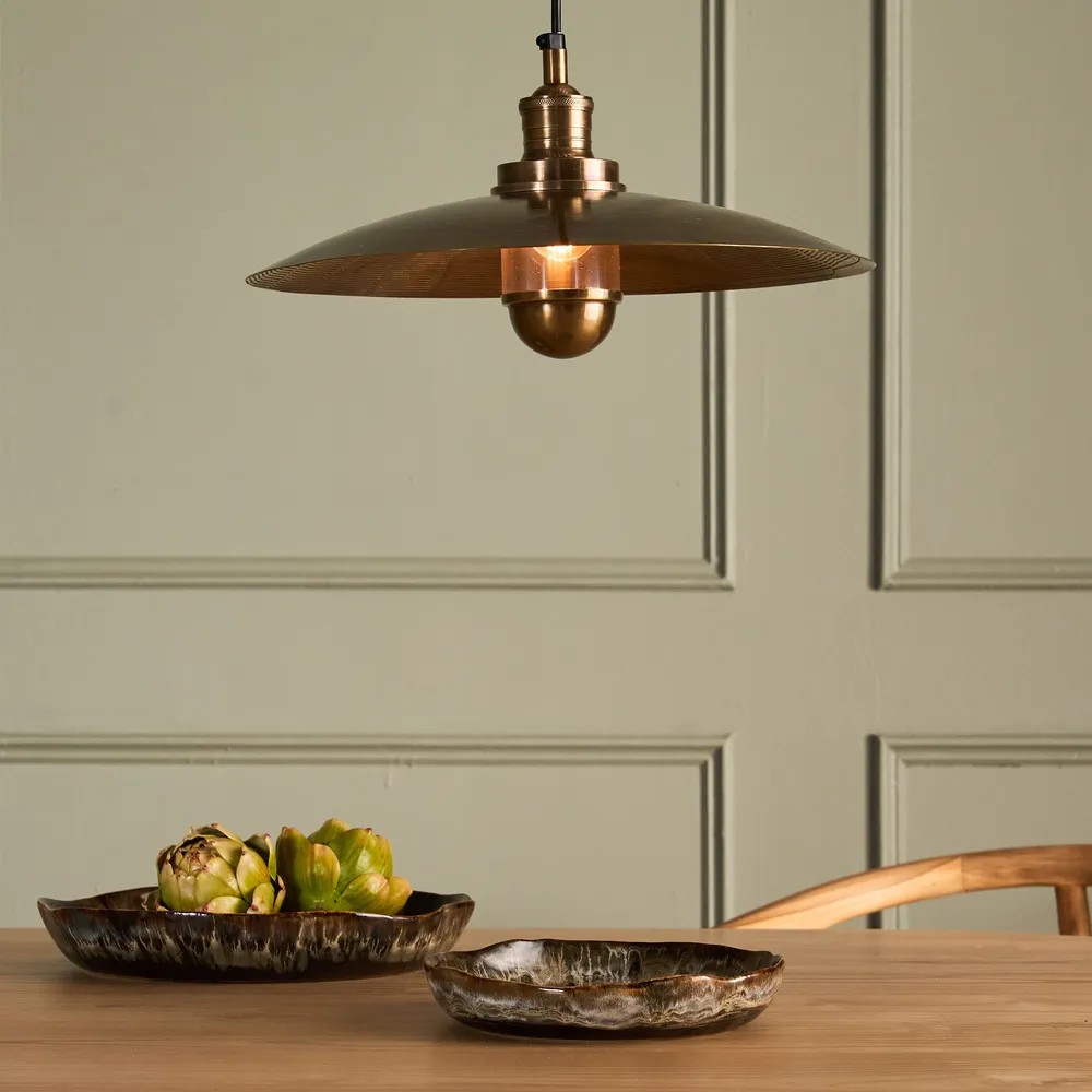 Hanglamp Portland Antiek Messing