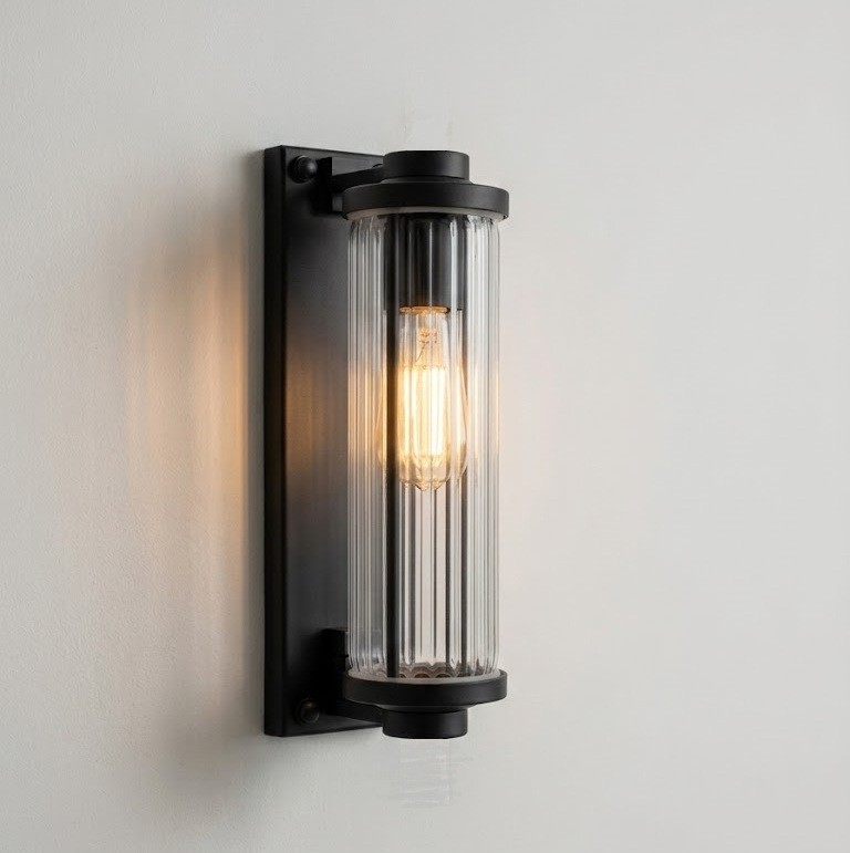 KS Verlichting Muurlamp Porter Outdoor Antiek Zwart