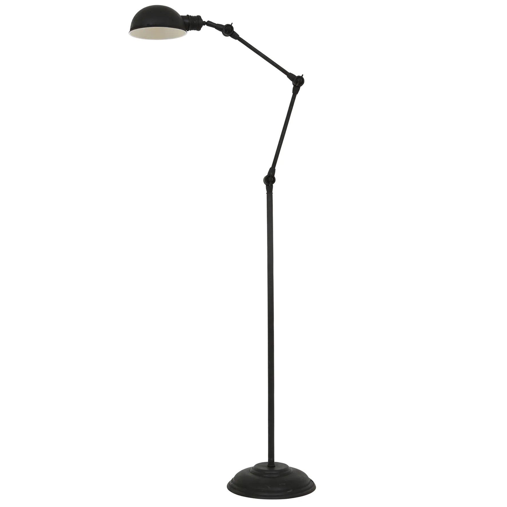 KS Verlichting Vloerlamp Nova Antiek Zwart